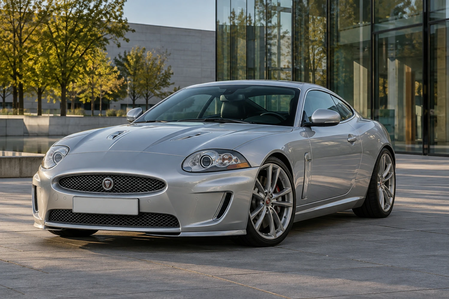 АВТО 1007481 Jaguar XKR X150 серебристый Мюнхен