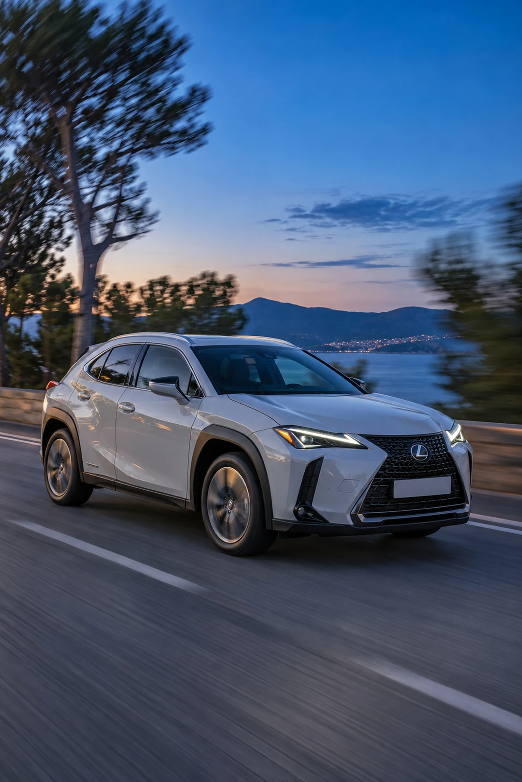 АВТО 1007973 Лексус UX250h светло-серый Шоссе