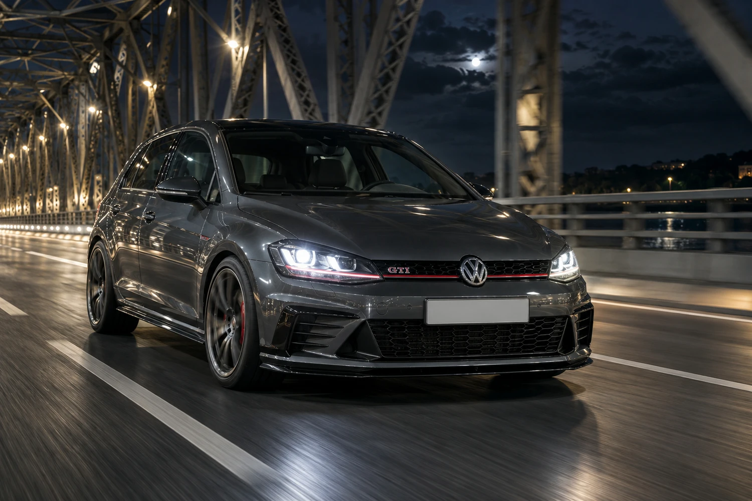 АВТО 1007087 Volkswagen Golf GTI Clubsport графит стальной пролёт