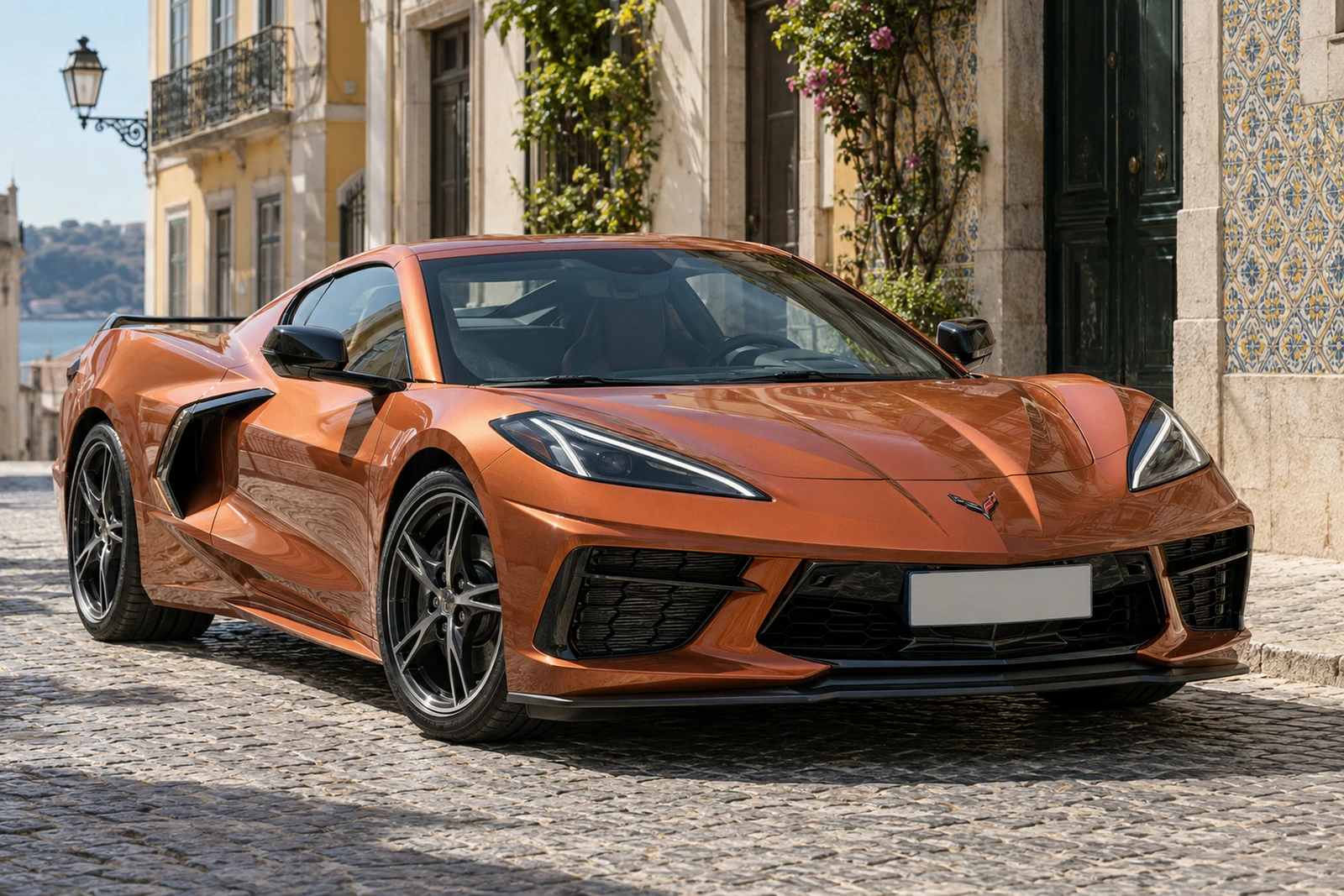 АВТО 1007846 Шевроле Корвет C8 медный Лиссабон