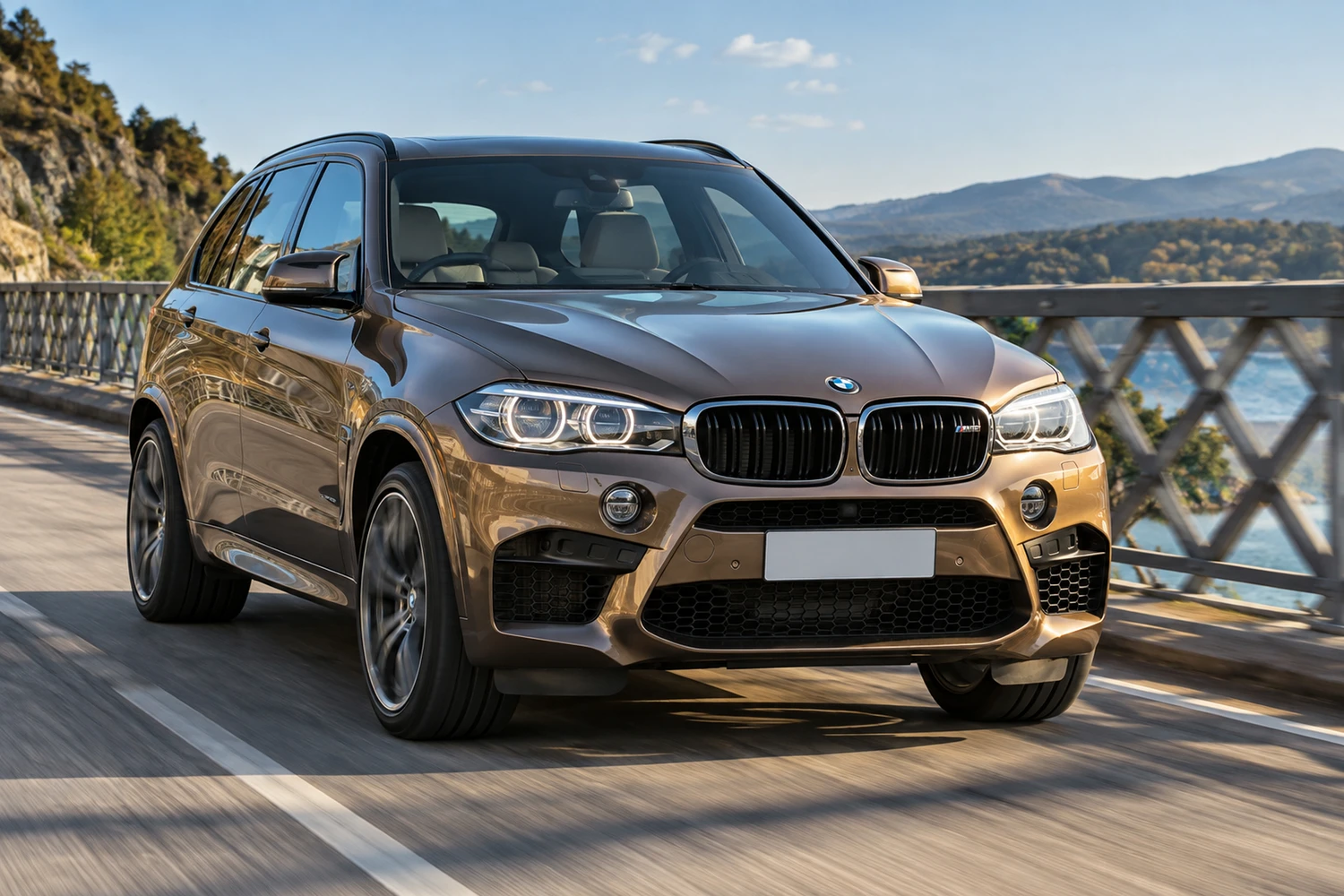 АВТО 1006915 BMW X5M F85 бронзовый мост с решёткой
