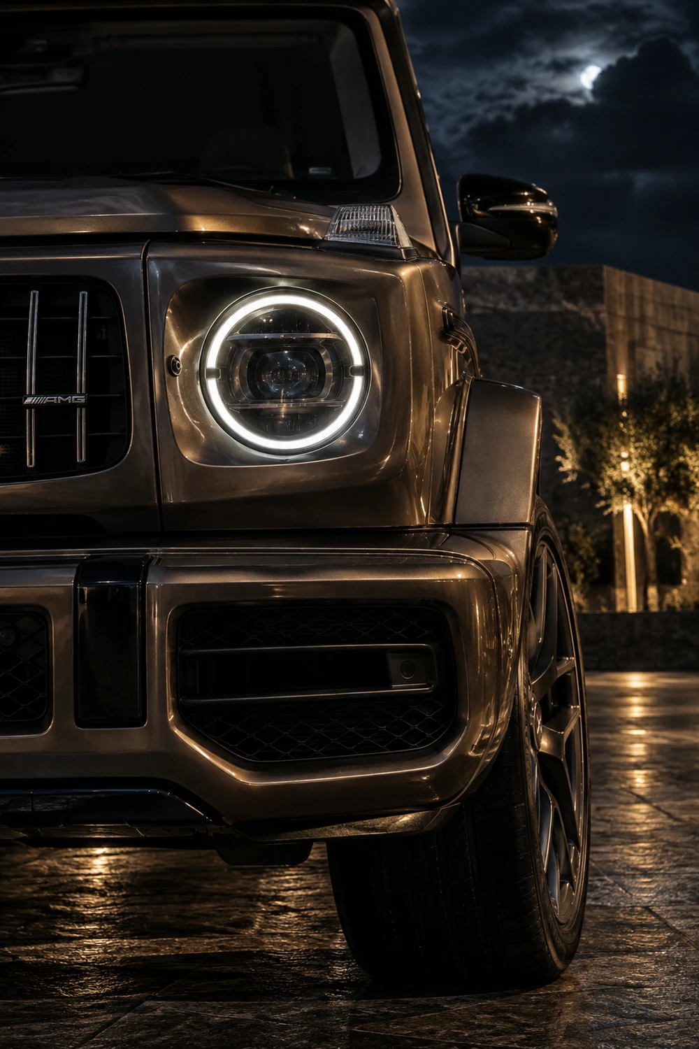 АВТО 1007158 Mercedes G63 AMG бронзовый кольцо фары