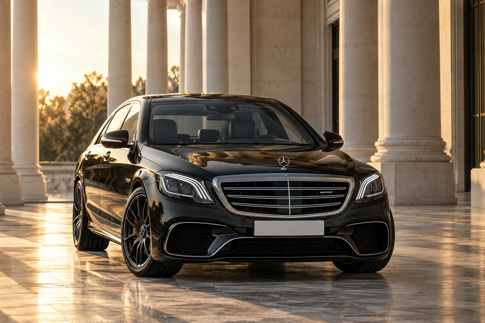 АВТО 1008286 Мерседес S63 Свет колоннады