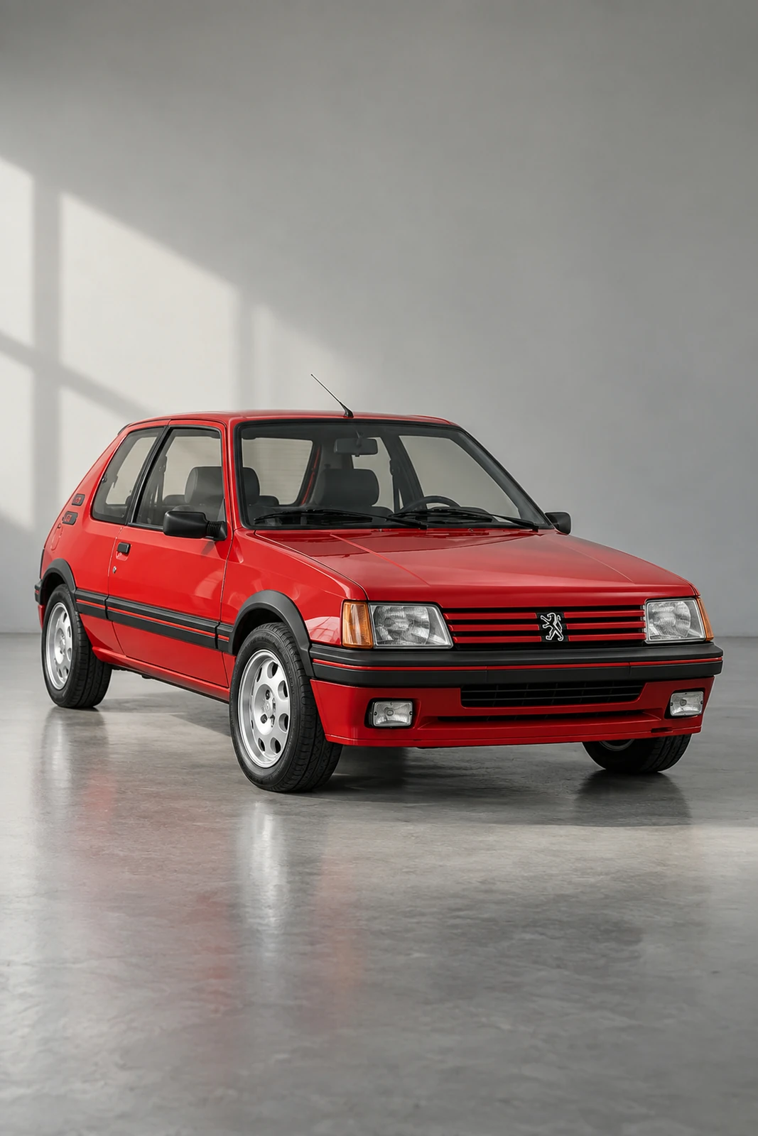 АВТО 1007611 красный Peugeot 205 GTI в светлой студии