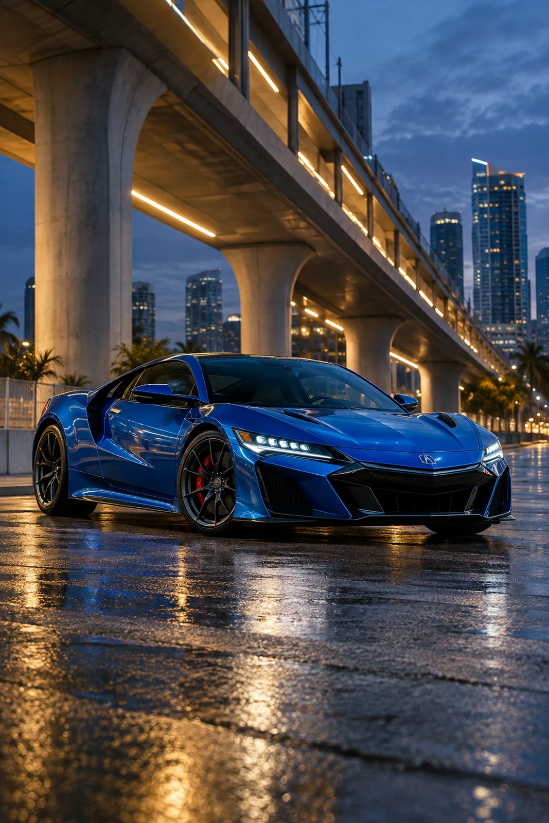 АВТО 1007761 Акура-NSX-Type-S-эстакада