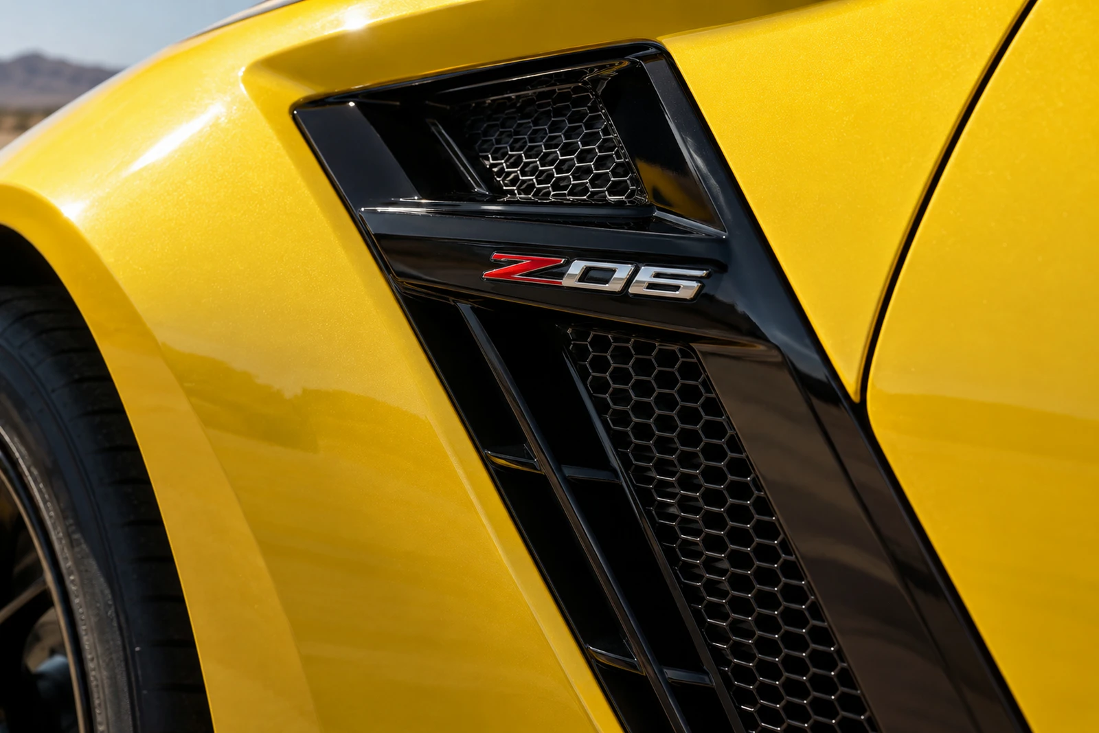 АВТО 1008656 Шевроле Z06 боковая сетка