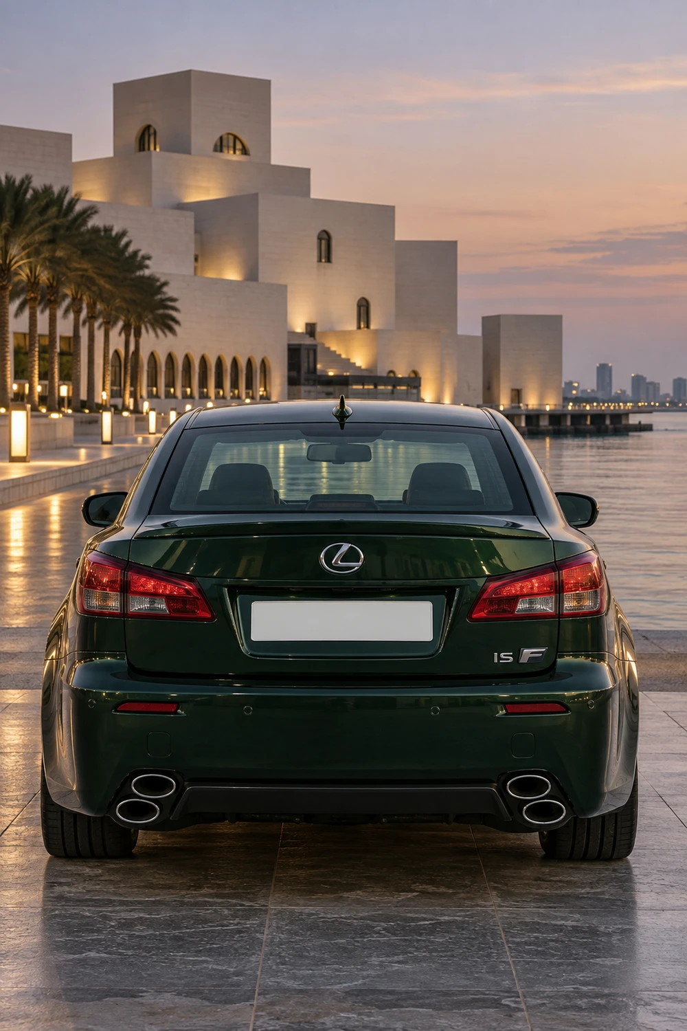 АВТО 1007293 Lexus IS F зелёный Доха
