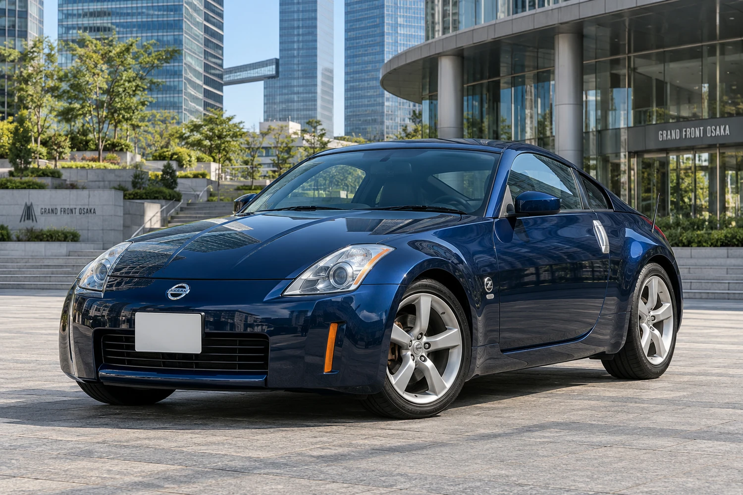 АВТО 1006840 Nissan 350Z Z33 сапфировый Осака