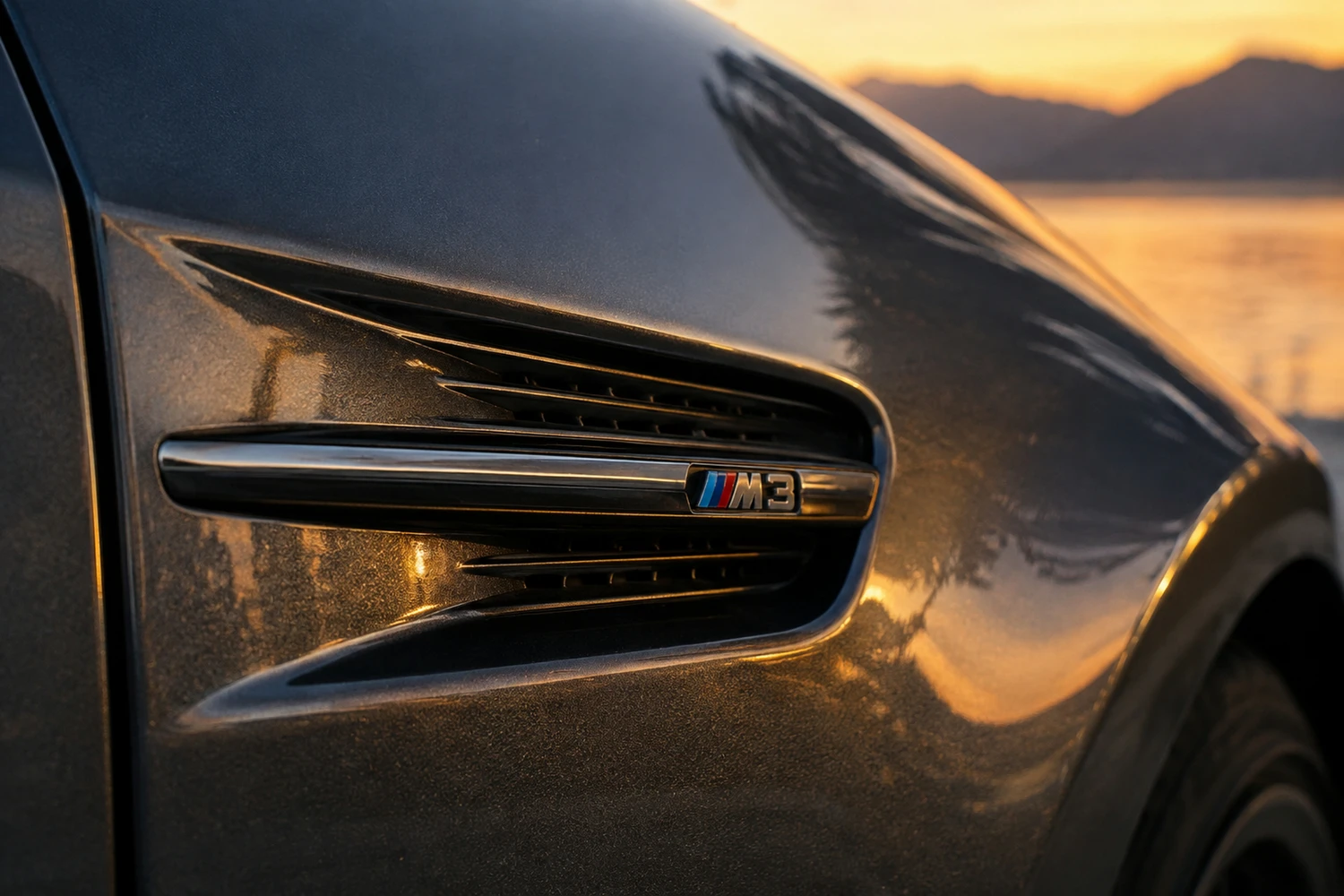 АВТО 1007433 BMW M3 E92 деталь вентиляция крыла