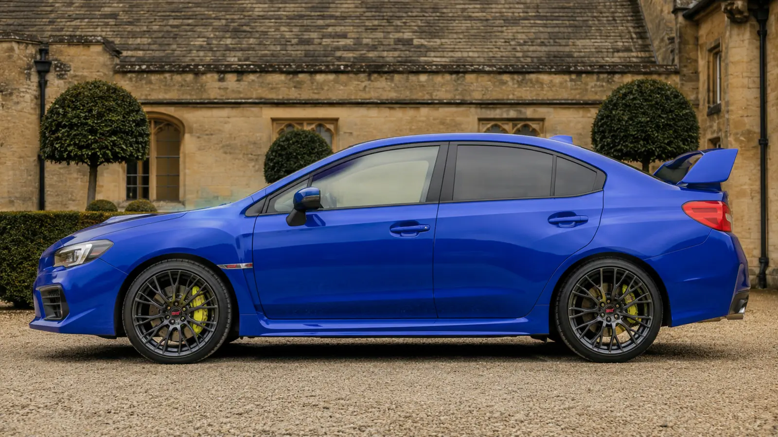 АВТО 1003197 тёмно-синий Subaru WRX STI VA крупно премиальный кадр
