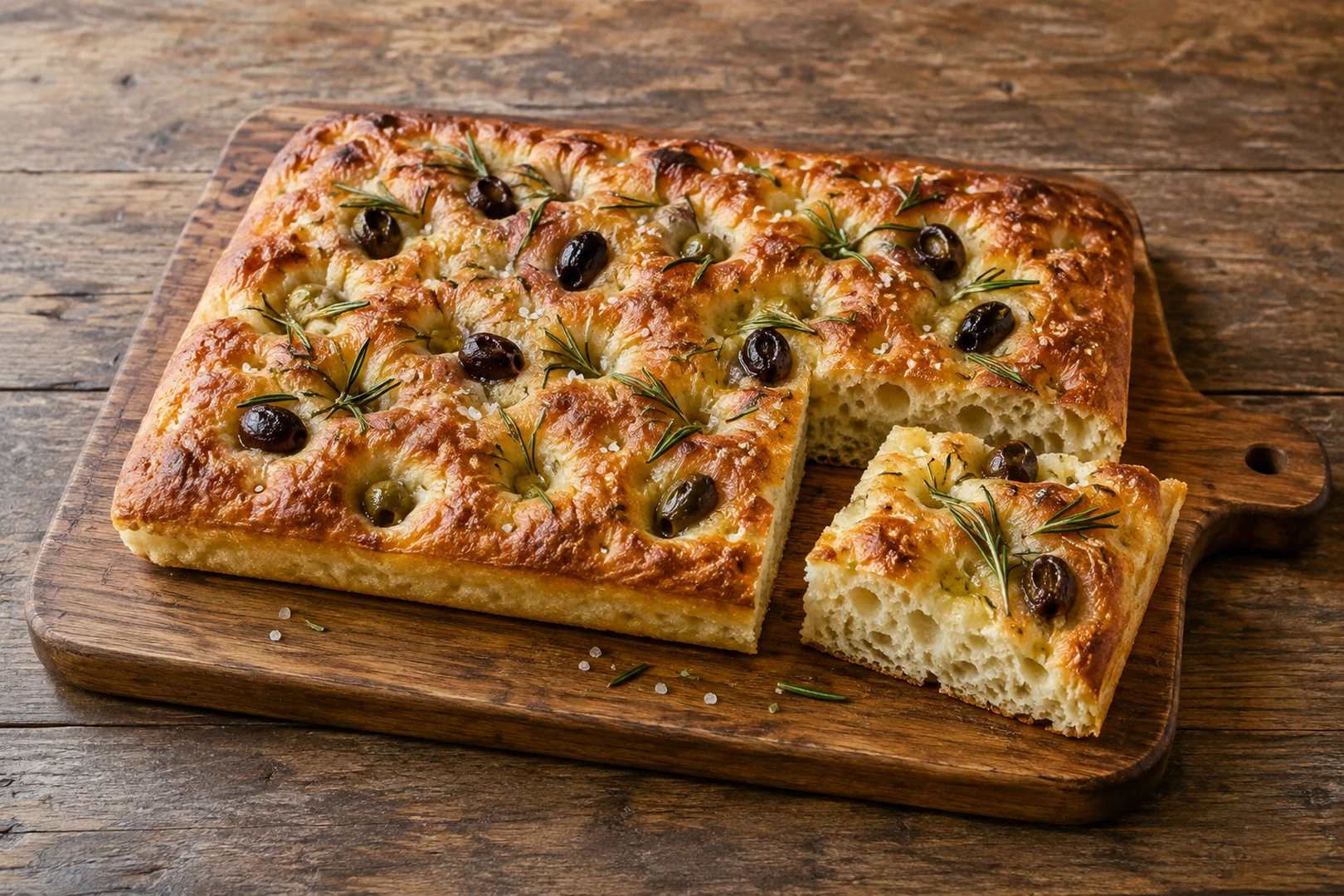 ЕДА 1000176 фокачча с розмарином и оливками