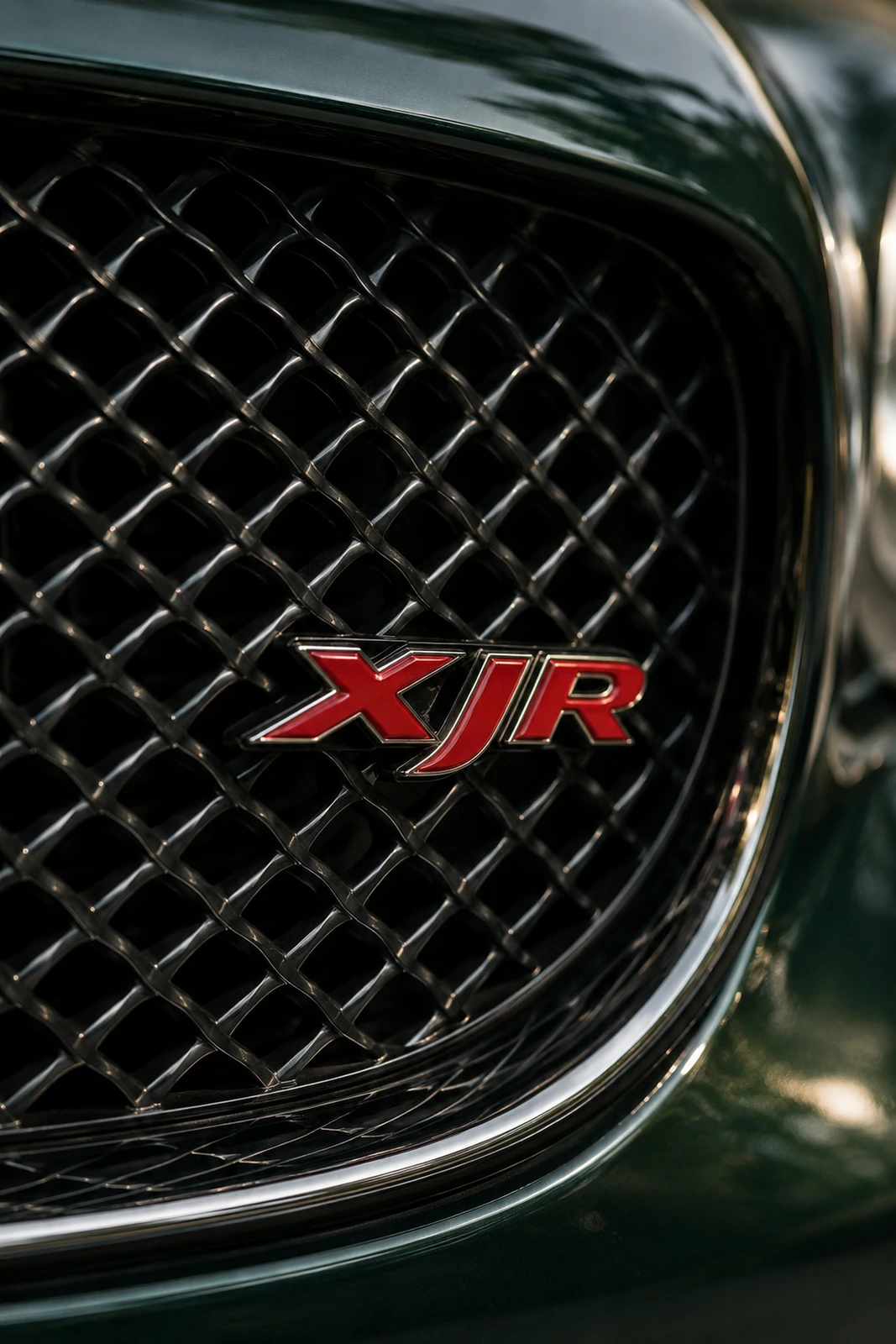АВТО 1008567 Ягуар XJR сетка и красный шильдик