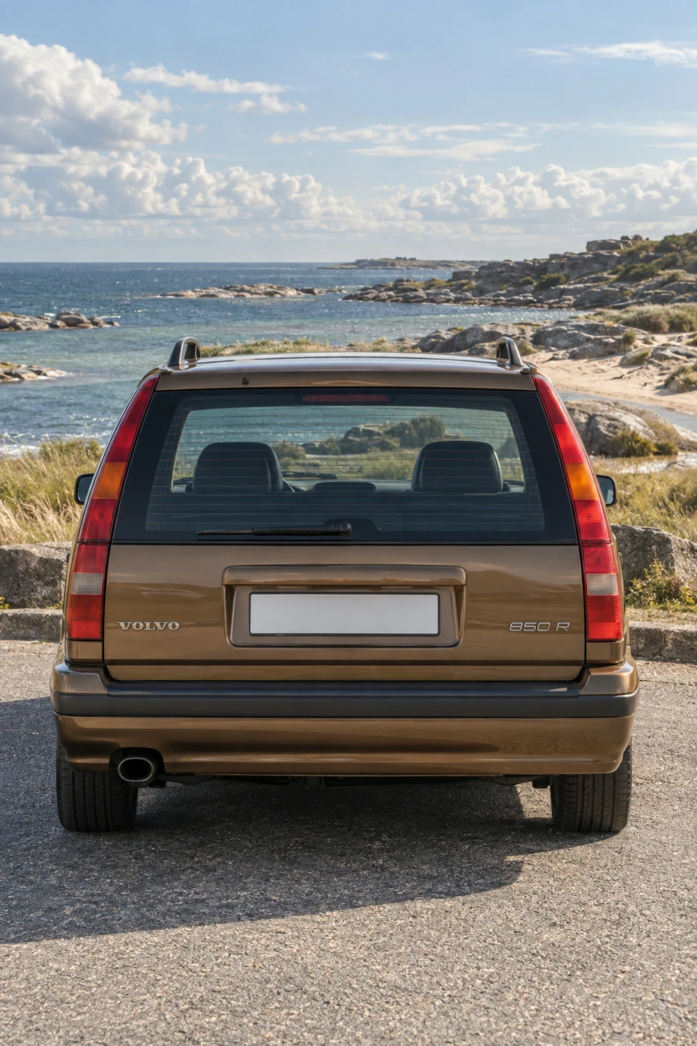 АВТО 1007258 Volvo 850 R бронзовый свет на побережье