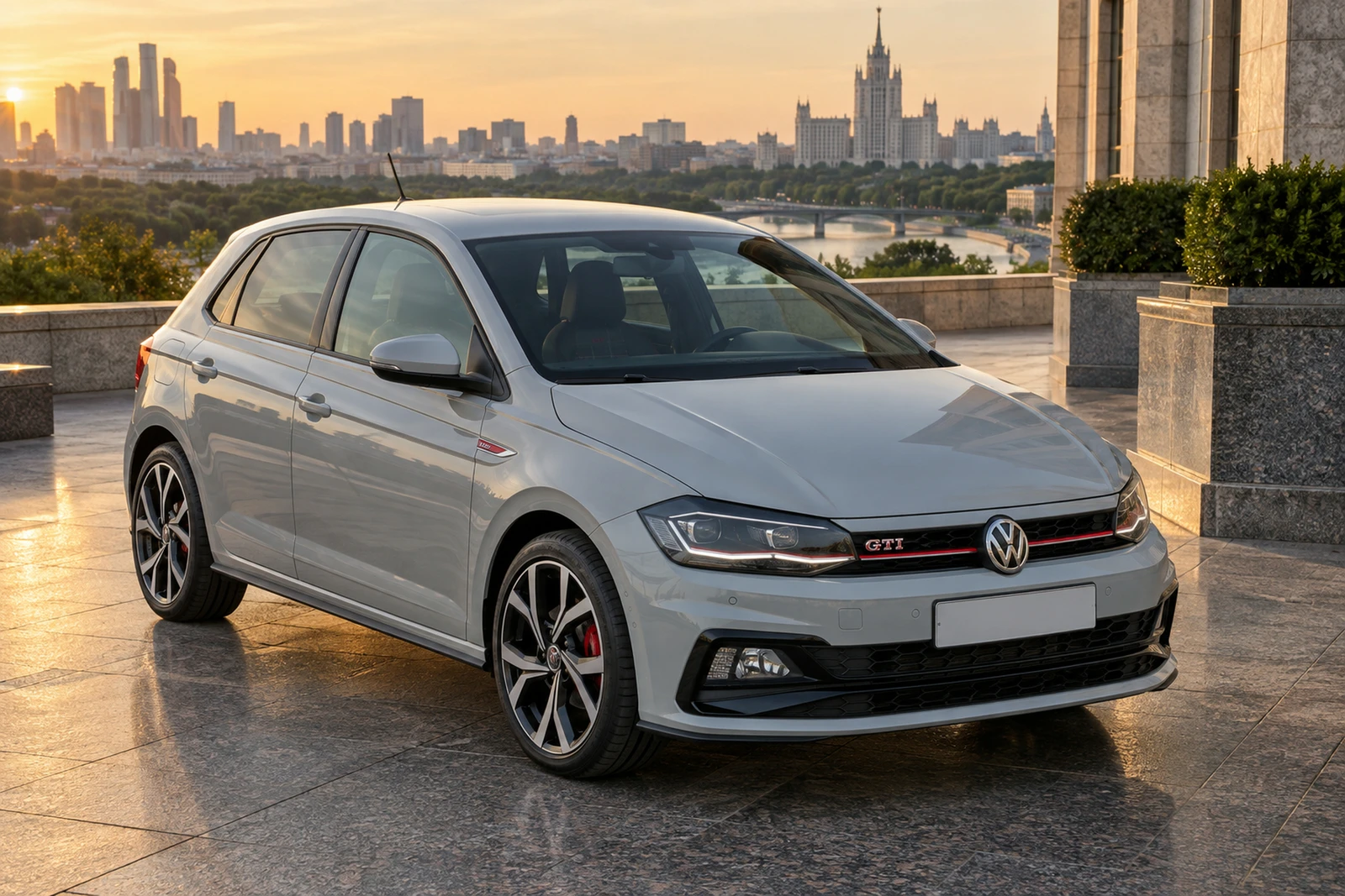 АВТО 1008054 Фольксваген Поло GTI светло-серый Москва