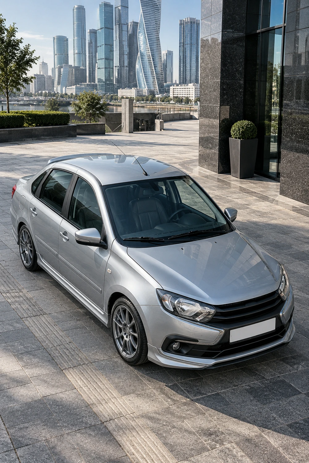 АВТО 1006881 2190 серебристый Москва