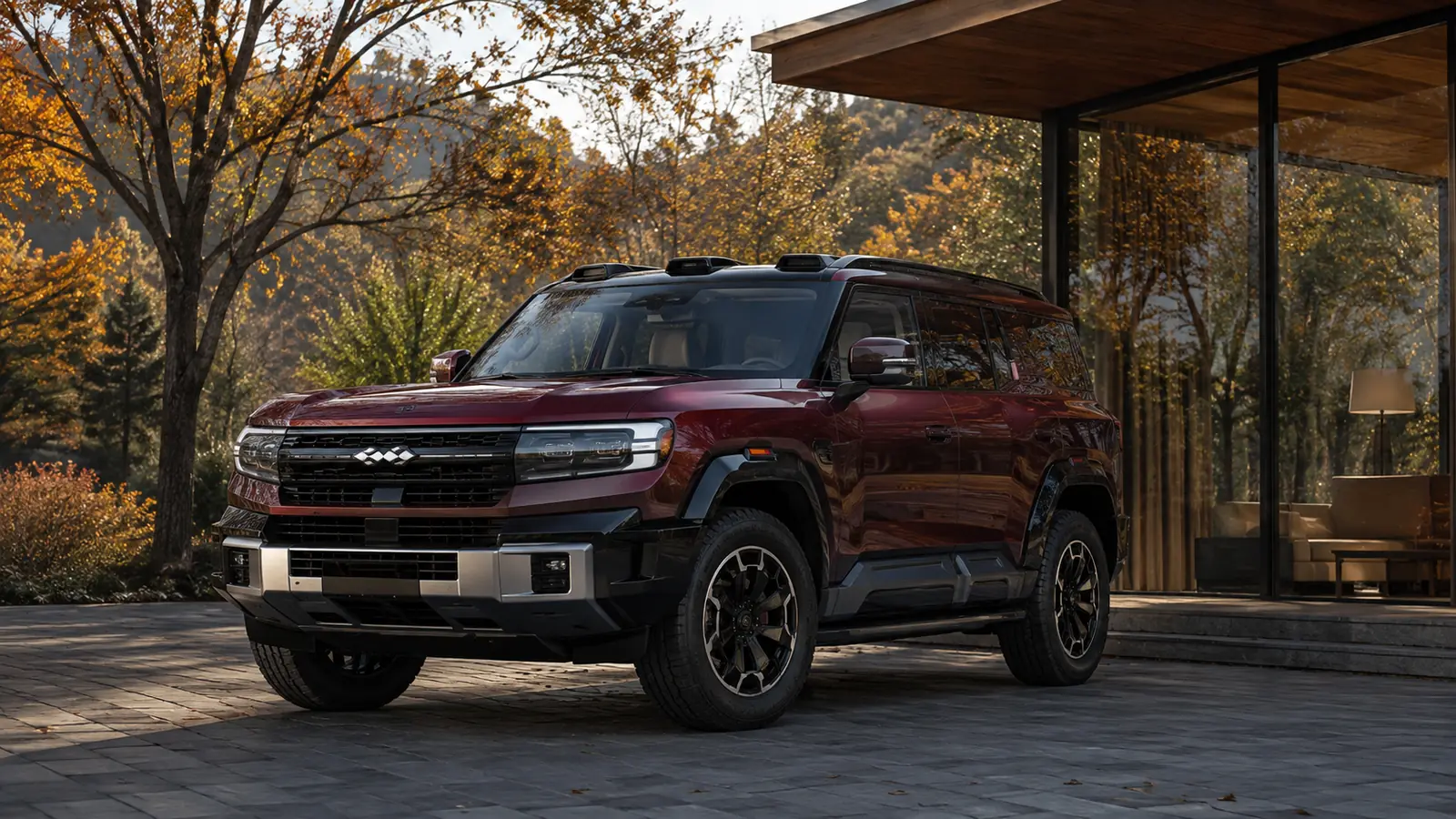 АВТО 1002418 бордовый Fang Cheng Bao Bao 8 у стеклянного павильона