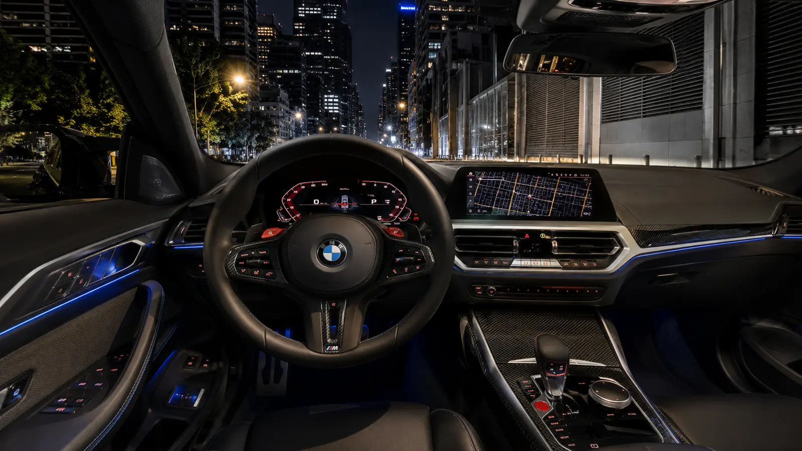 АВТО 1000578 салон BMW M4 Competition с подсветкой