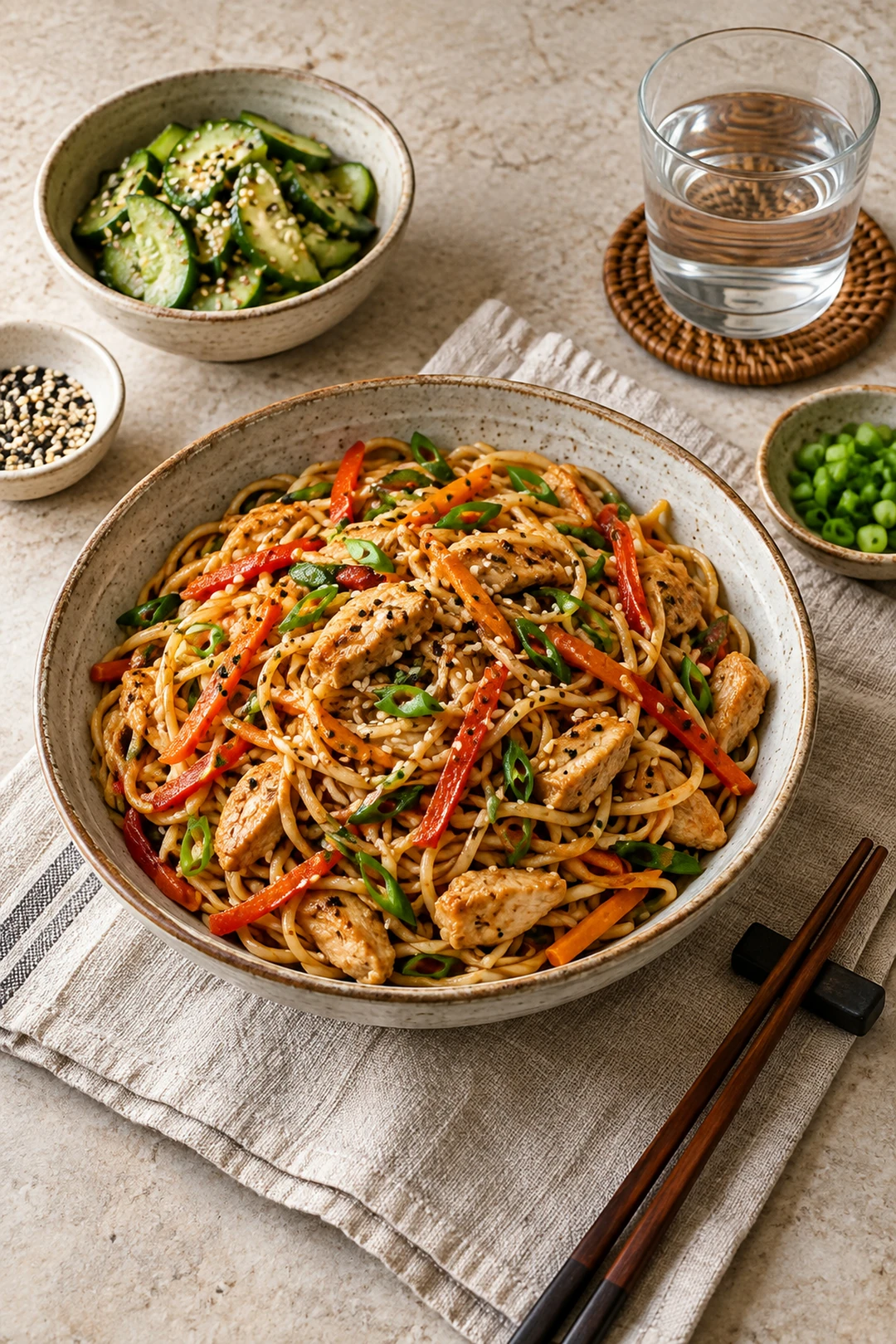 ЕДА 1000631 лапша с курицей и овощами