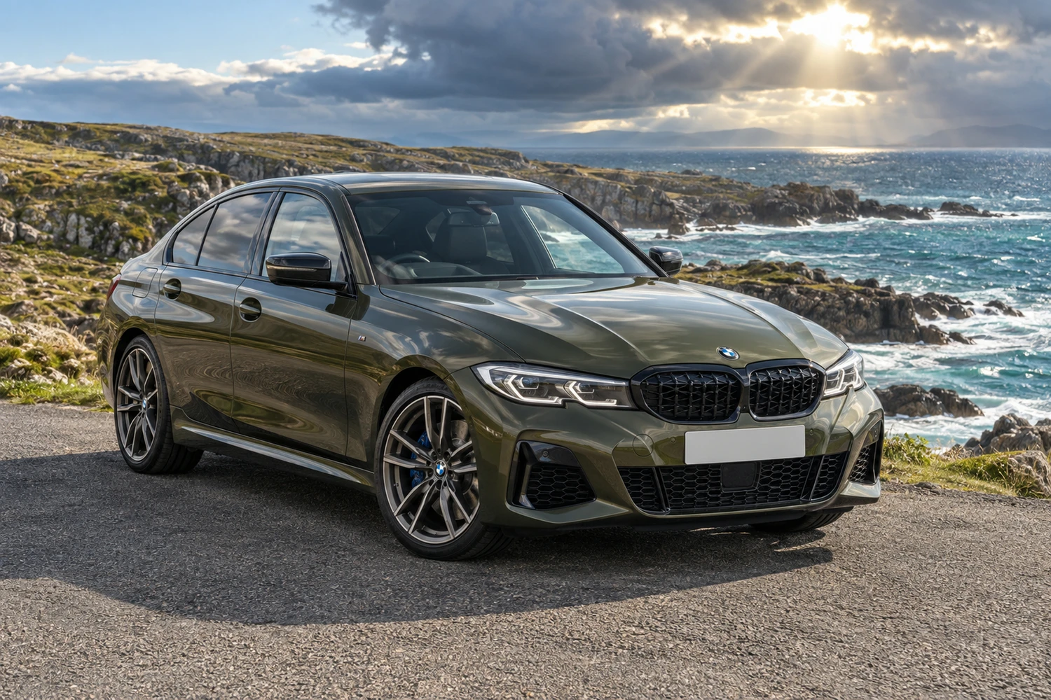 АВТО 1006830 BMW M340i G20 оливковый волны у мыса
