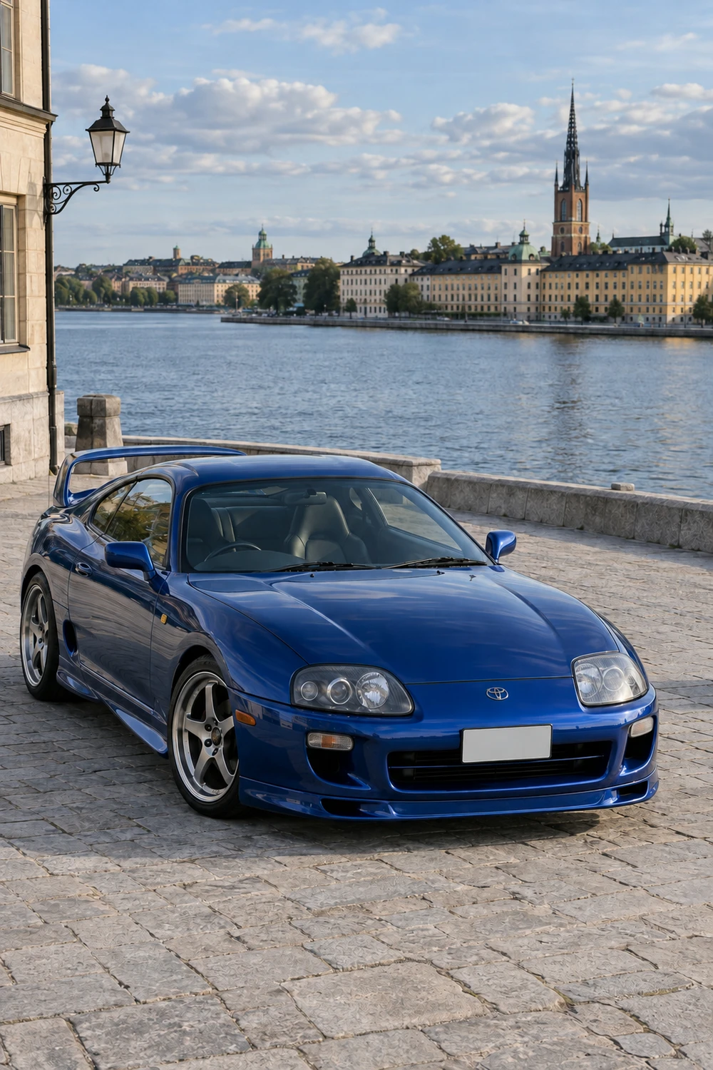 АВТО 1007384 Toyota Supra A80 синий Стокгольм