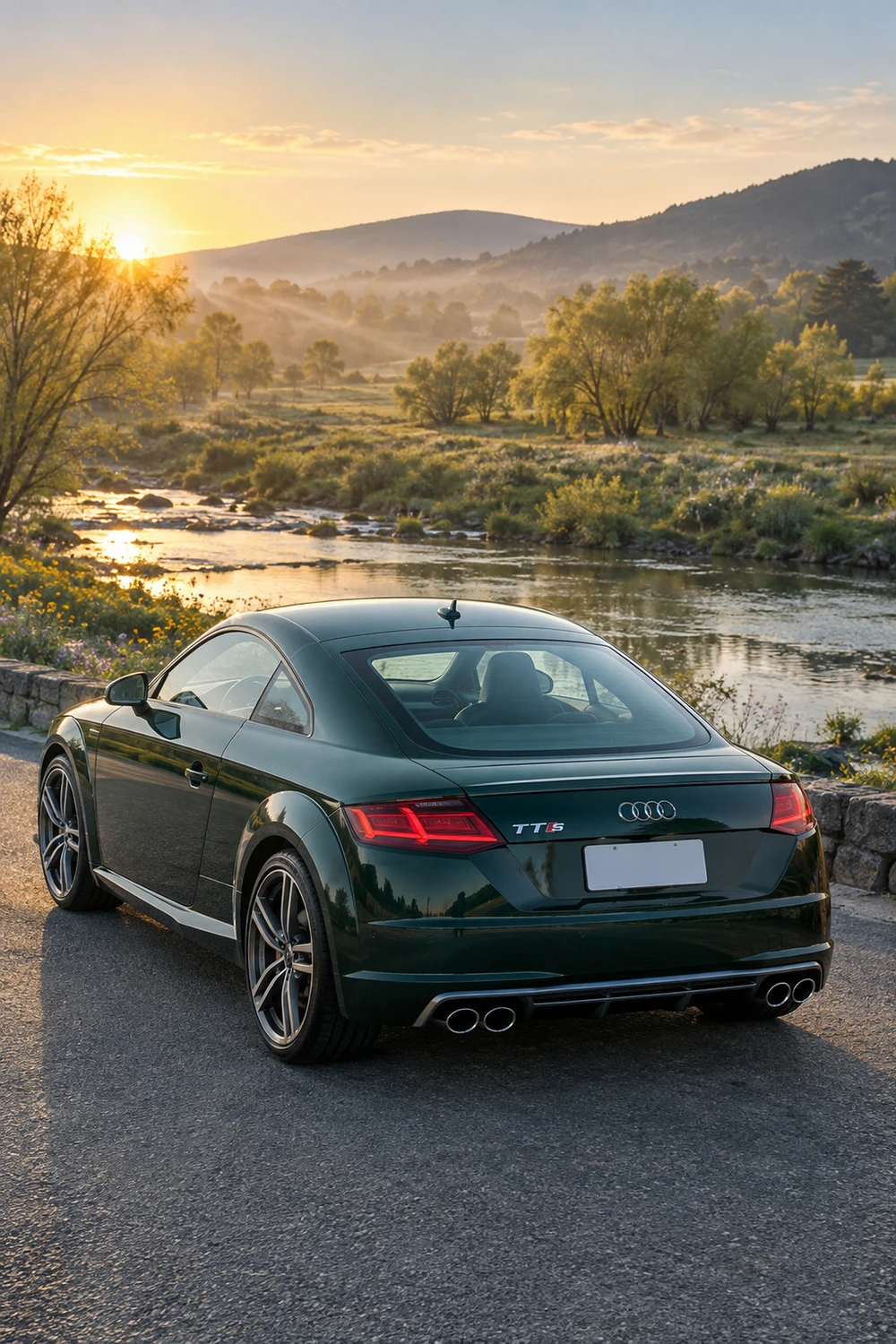АВТО 1007129 Audi TTS 8S зелёный утренний туман