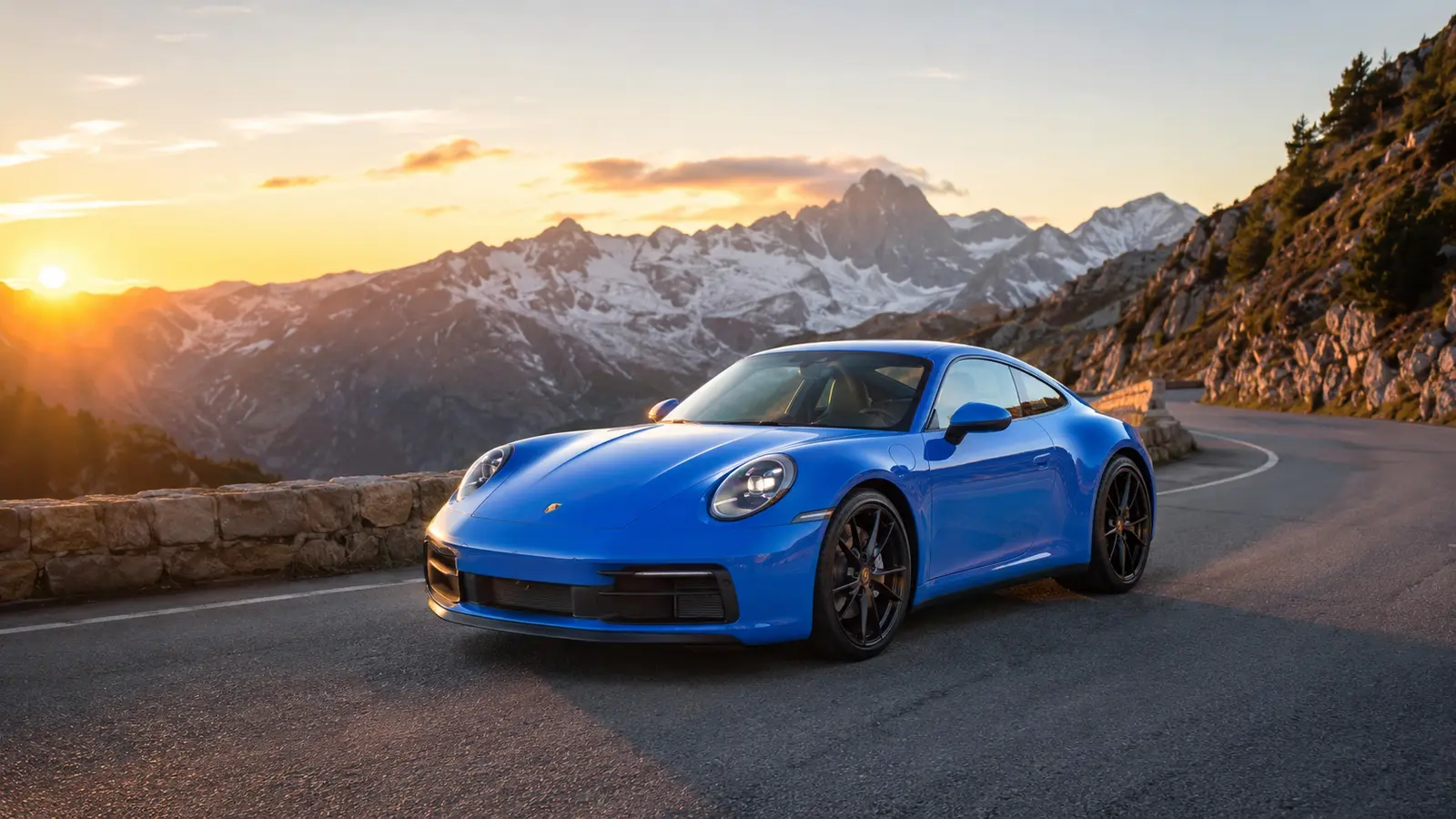 АВТО 1000516 белый Porsche 911 Carrera T на проспекте