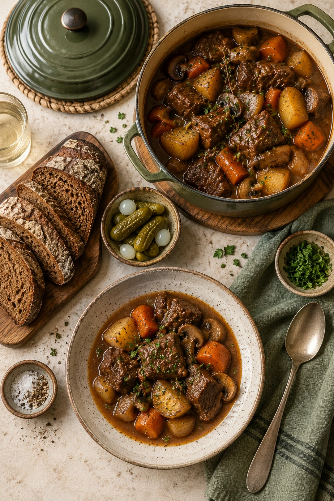 ЕДА 1000565 говядина с овощами в горшочке