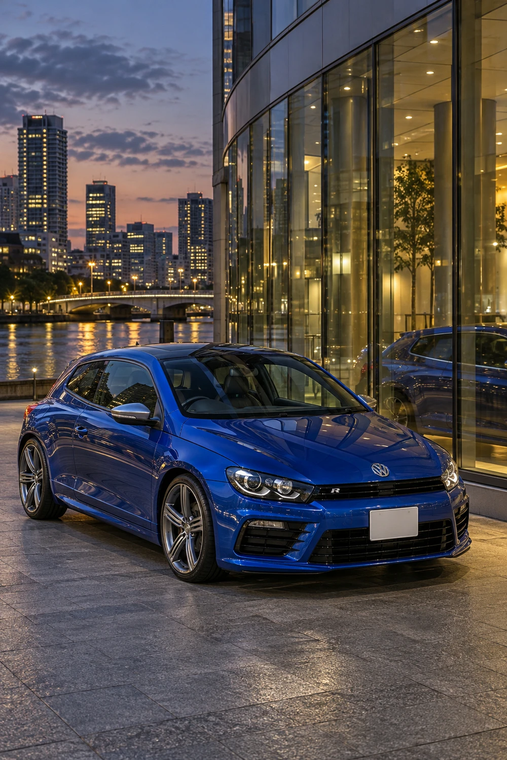 АВТО 1007219 Volkswagen Scirocco R синий Осака