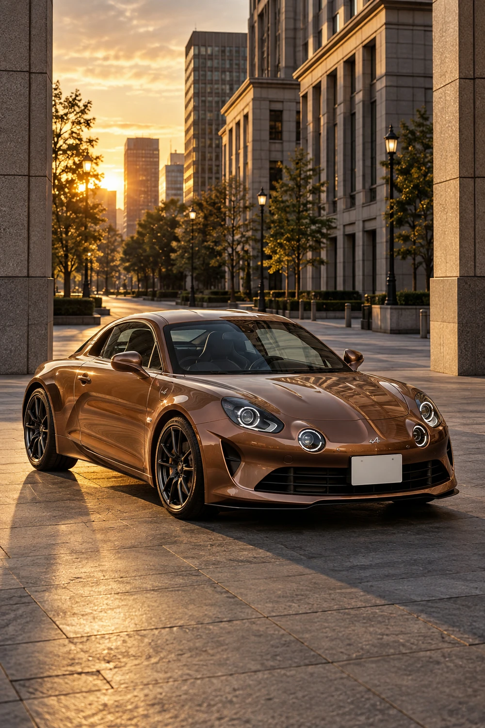 АВТО 1007198 Alpine A110 бронзовый Токио