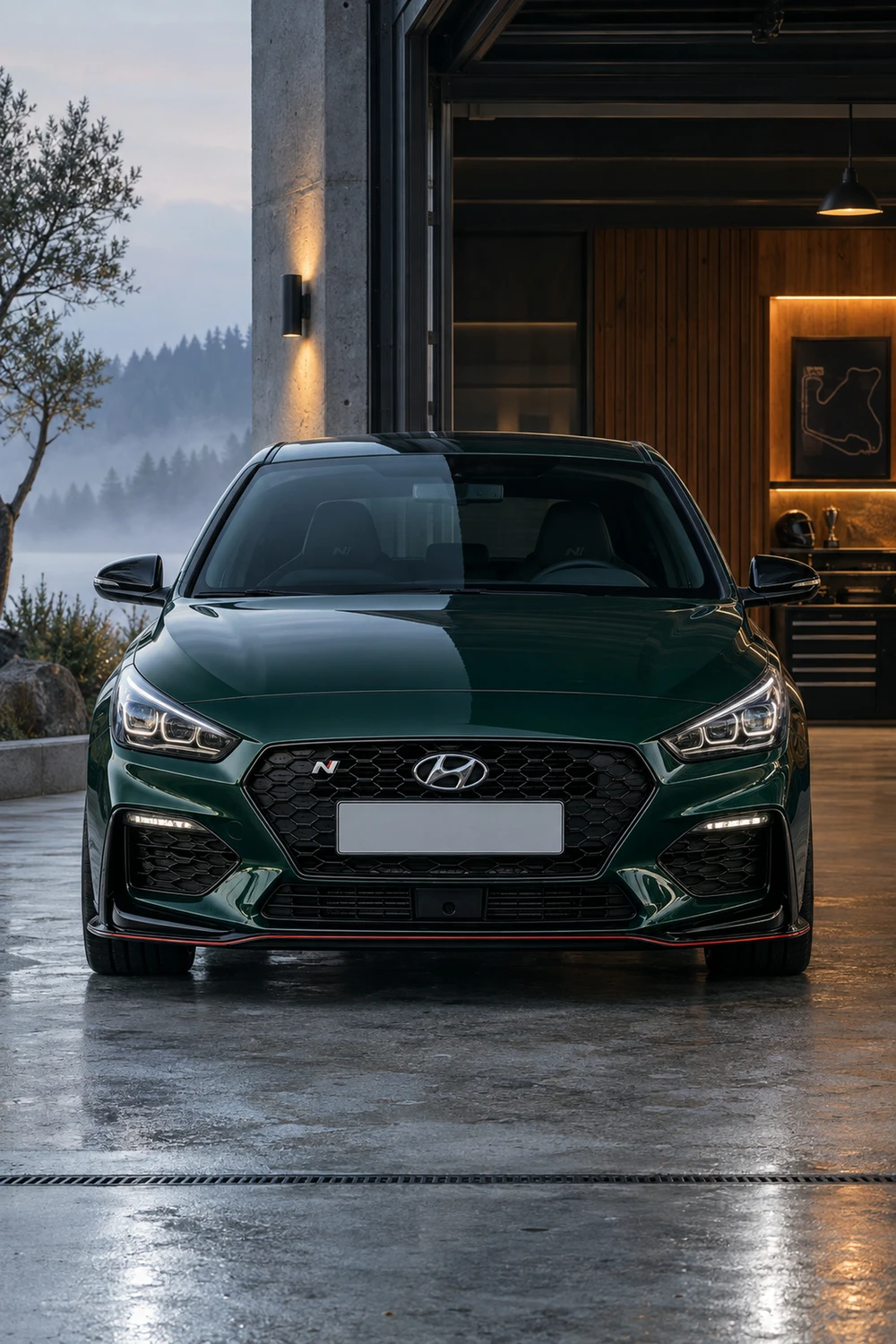АВТО 1007432 Hyundai i30 N зелёный клубный гараж