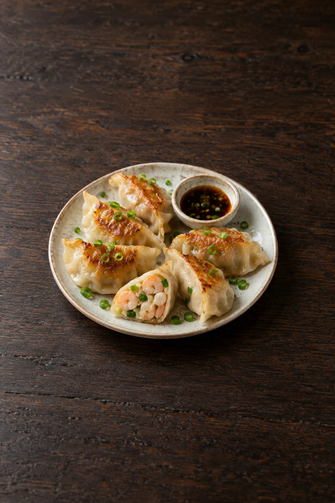 ЕДА 1001251 гёдза с креветками и зелёным луком
