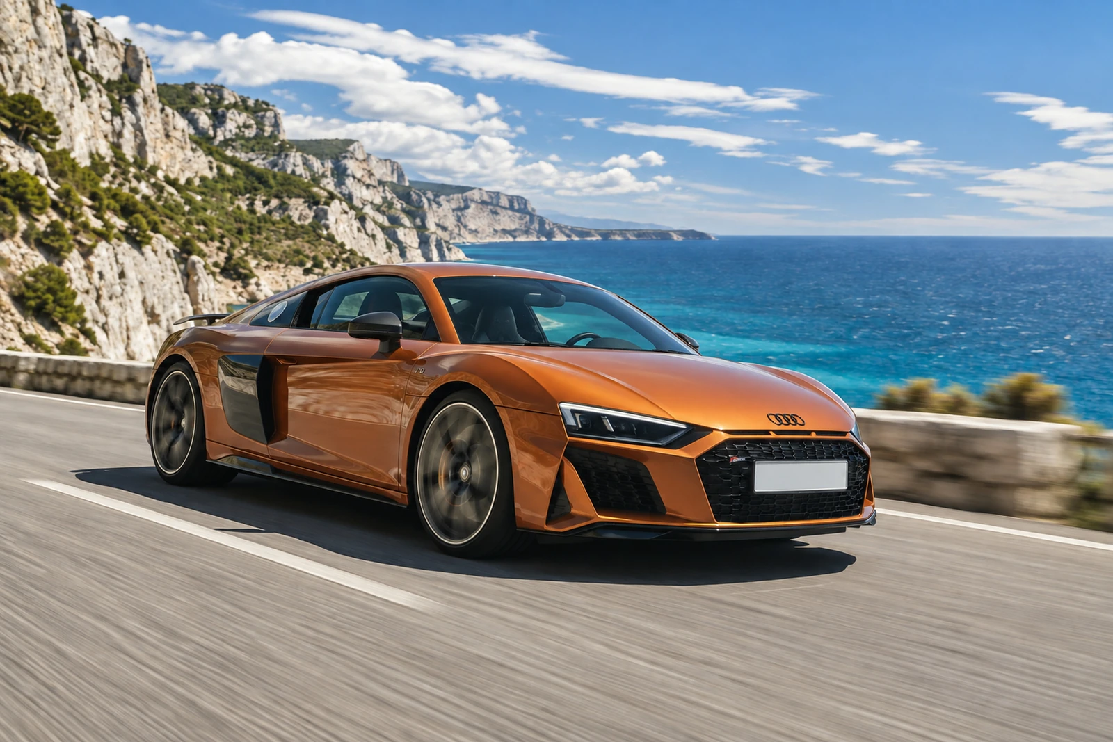 АВТО 1007768 Ауди-R8-V10-бирюзовое-побережье