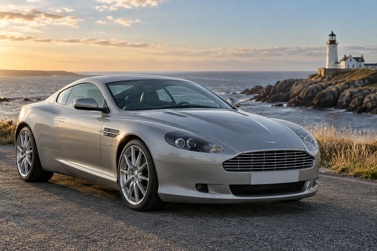 АВТО 1008268 Астон Мартин DB9 серебристый У маяка
