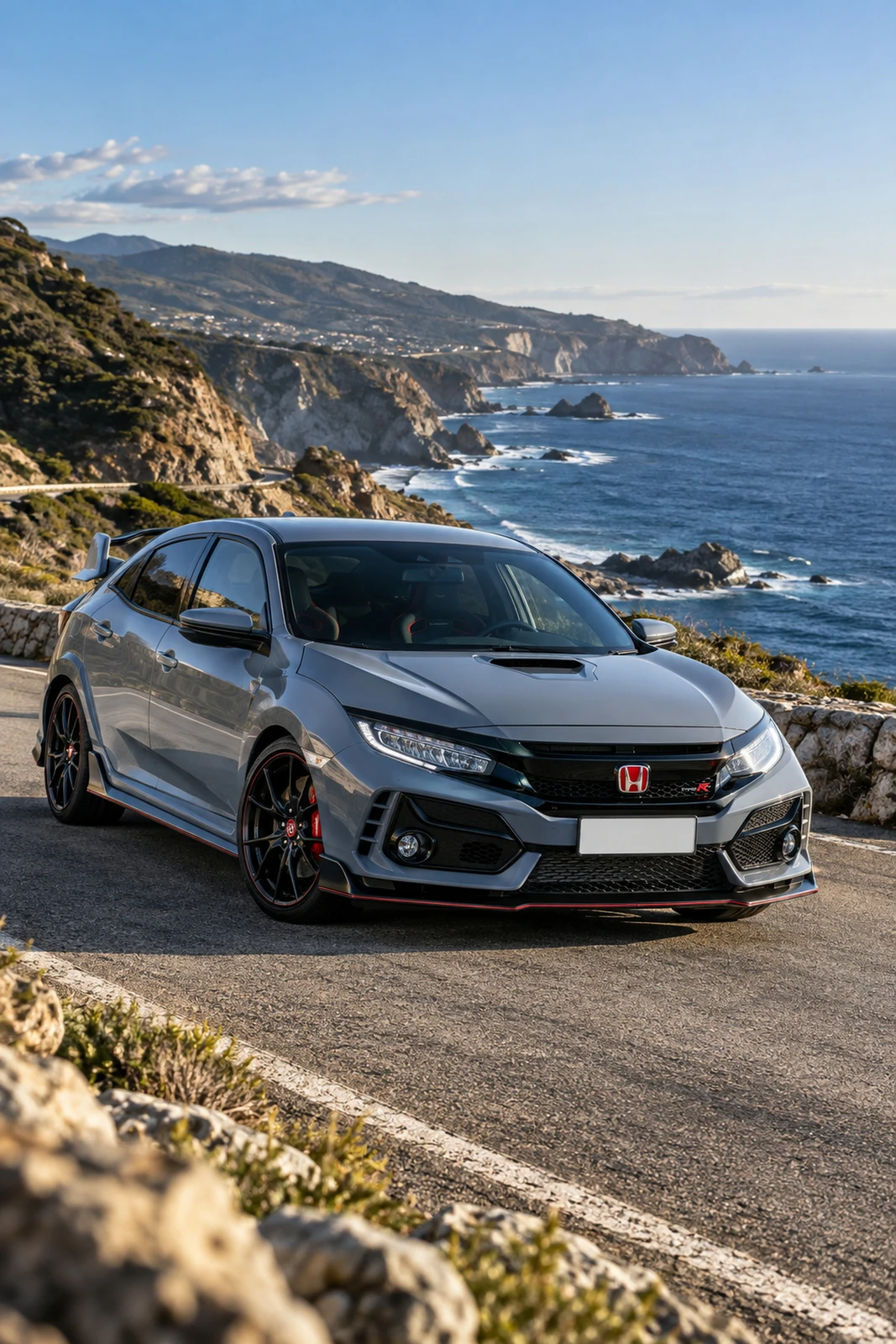 АВТО 1008327 Хонда Civic FK8 Серый Морской серпантин