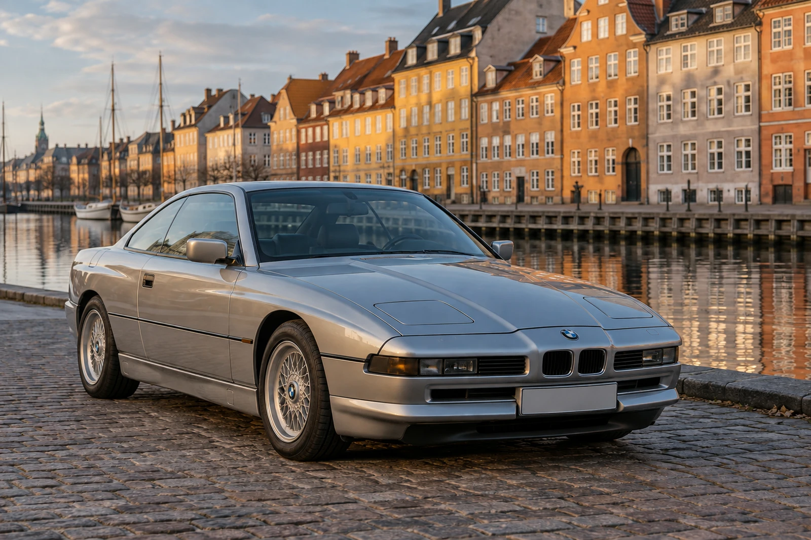 АВТО 1008196 БМВ 850i E31 серебристый Канал