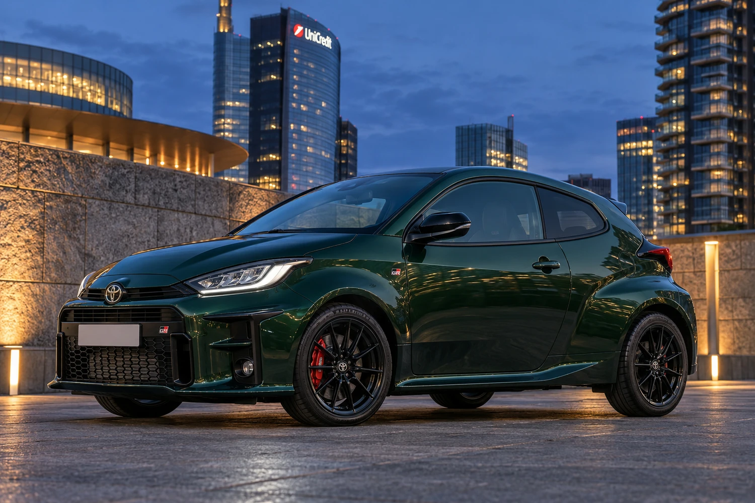АВТО 1007117 Toyota GR Yaris зелёный Милан