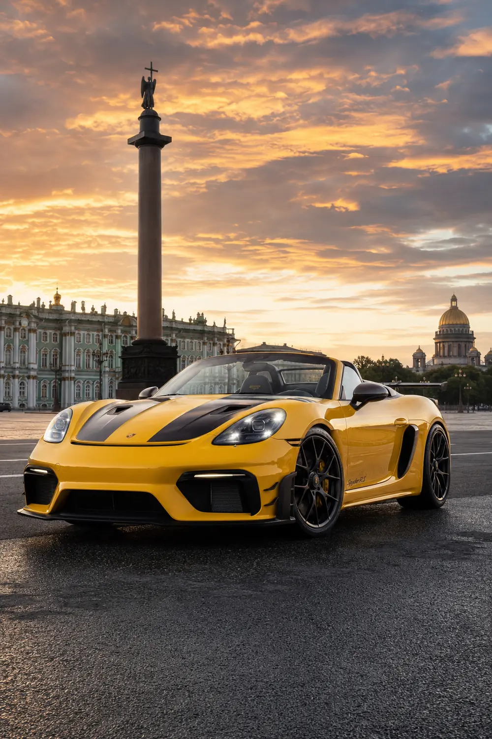 АВТО 1003888 Porsche 718 Spyder RS на Дворцовой площади