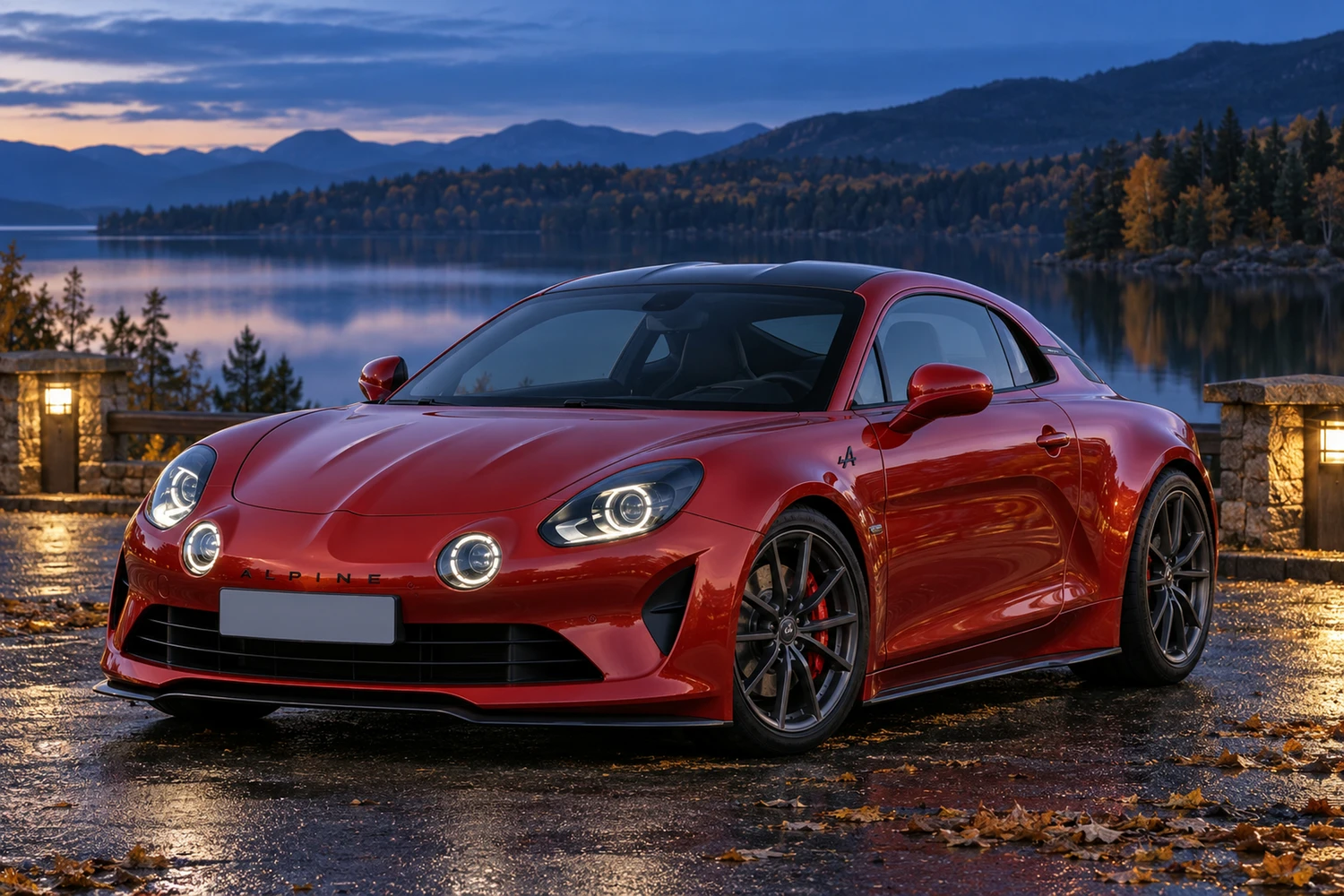 АВТО 1006943 Alpine A110S красный тихое озеро
