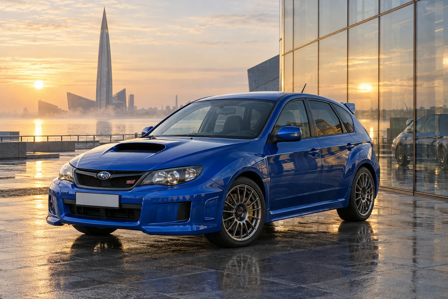 АВТО 1007321 Subaru Impreza WRX STI GR синий Санкт Петербург