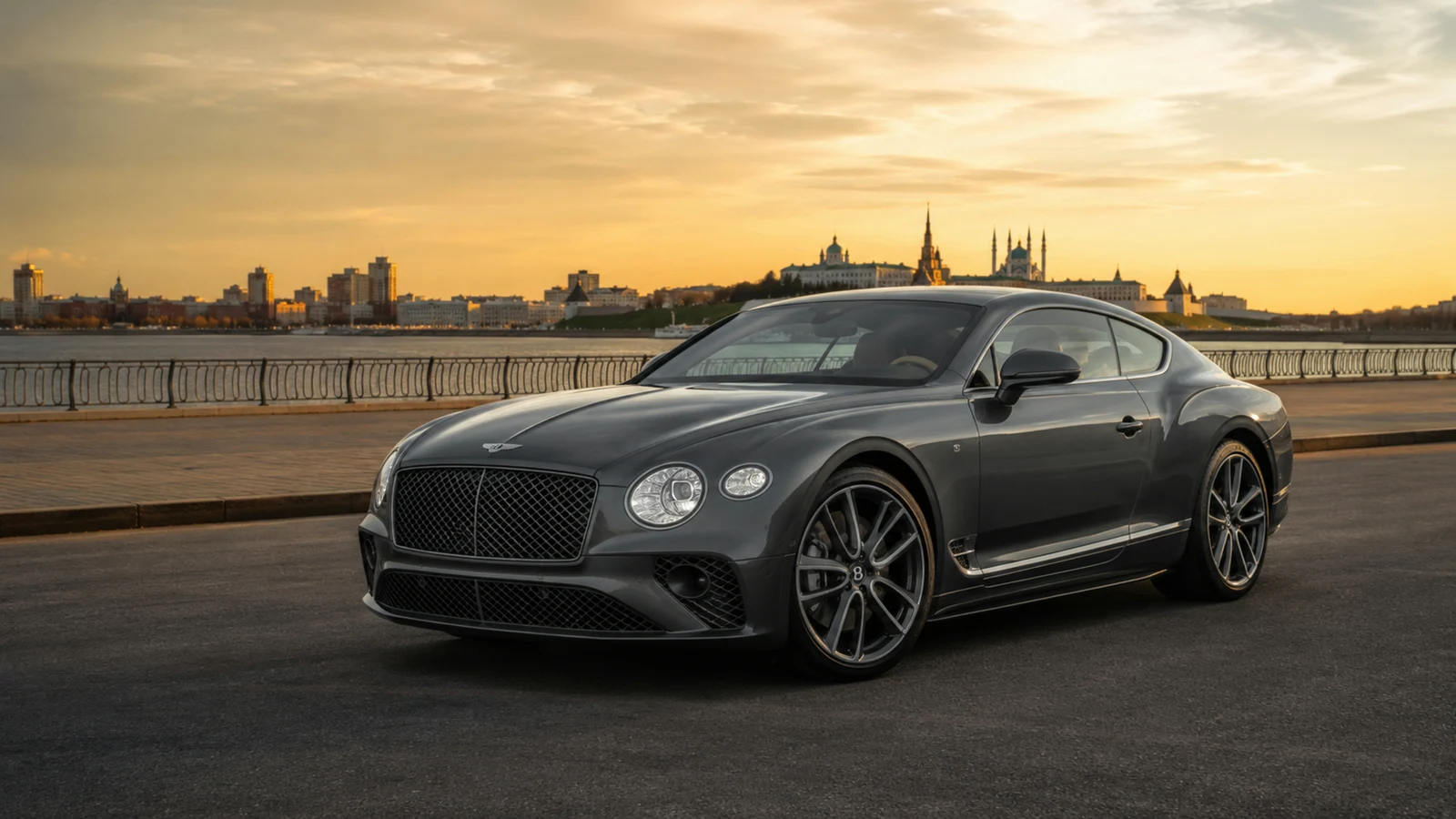 АВТО 1003229 графитовый Bentley Continental GT Speed целиком премиальный кадр