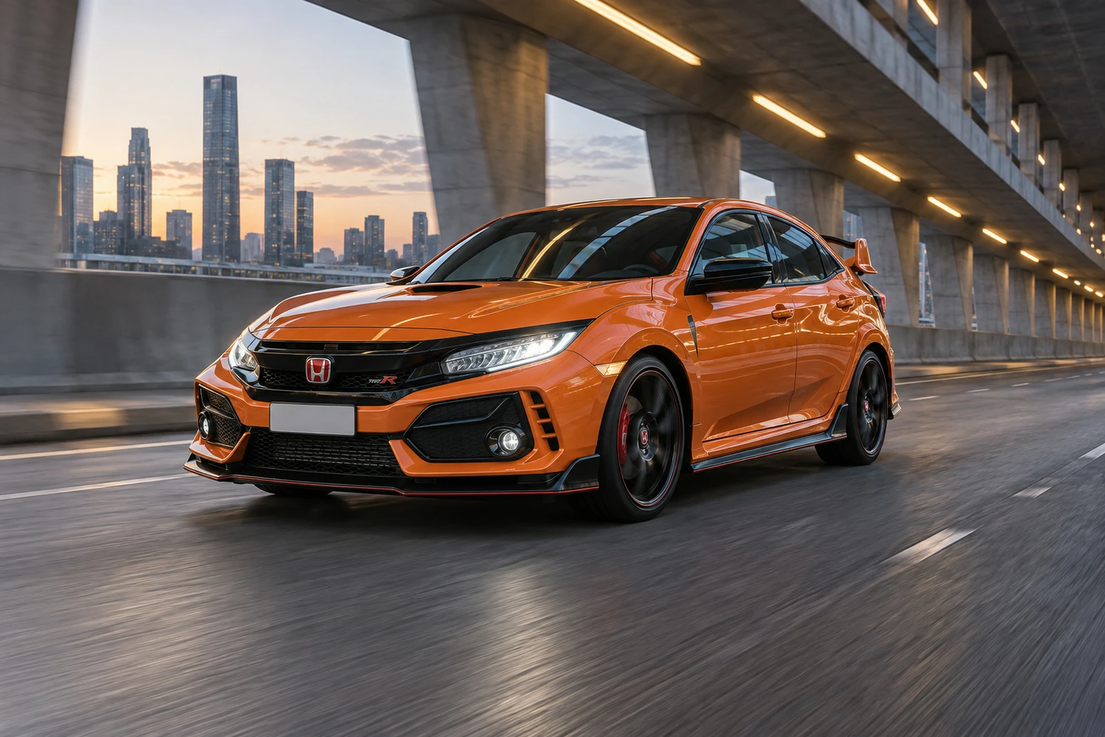 АВТО 1007718 Хонда-Civic-Type-R-городской-underpass