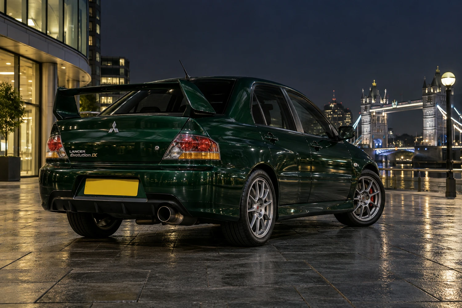 АВТО 1007213 Mitsubishi Lancer Evolution IX зелёный Лондон