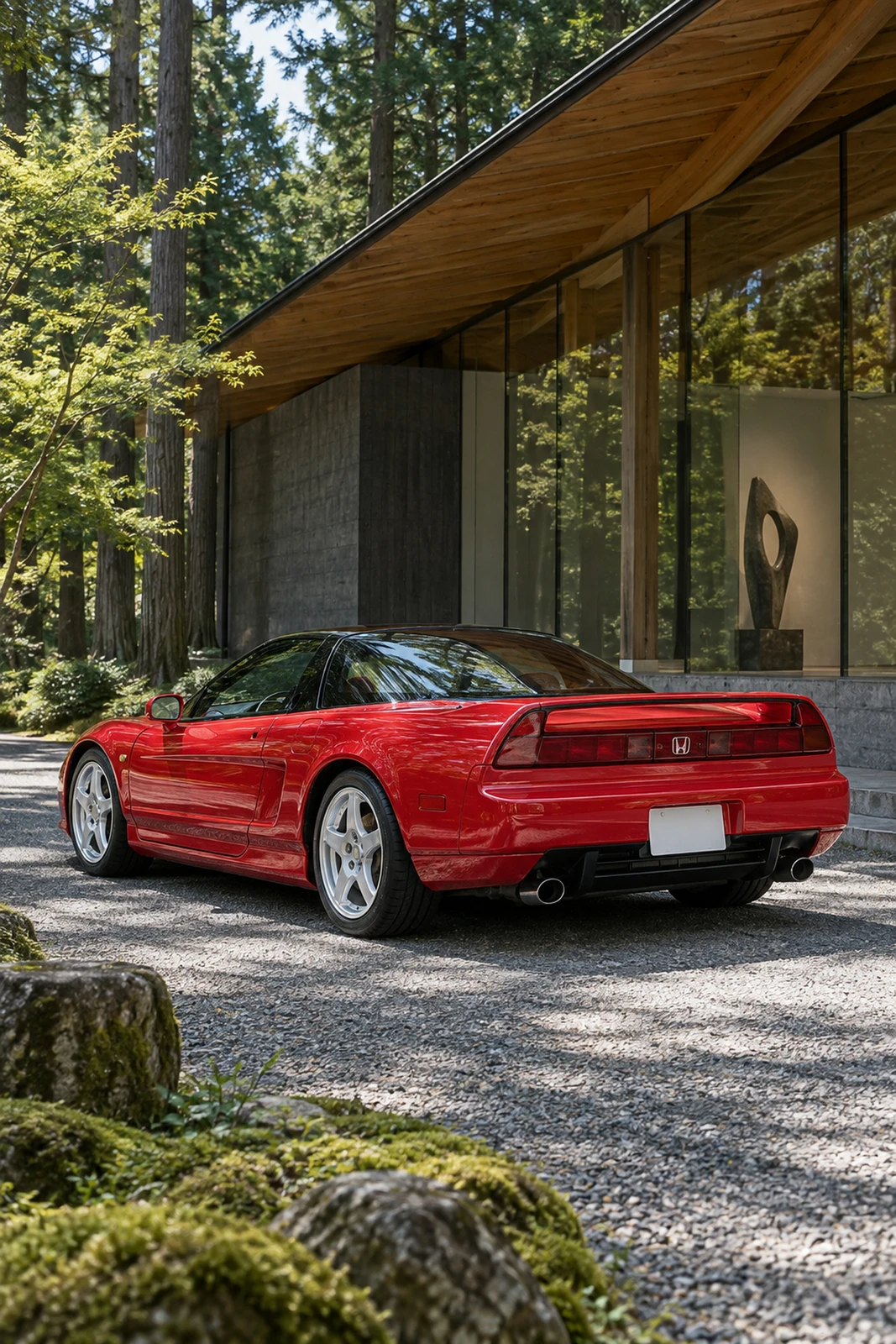 АВТО 1008293 Хонда NSX NA1 Красный Лесной музей