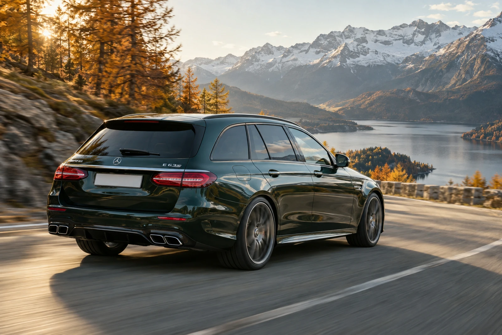 АВТО 1007748 Мерседес-AMG-E63-универсал-альпийская-осень