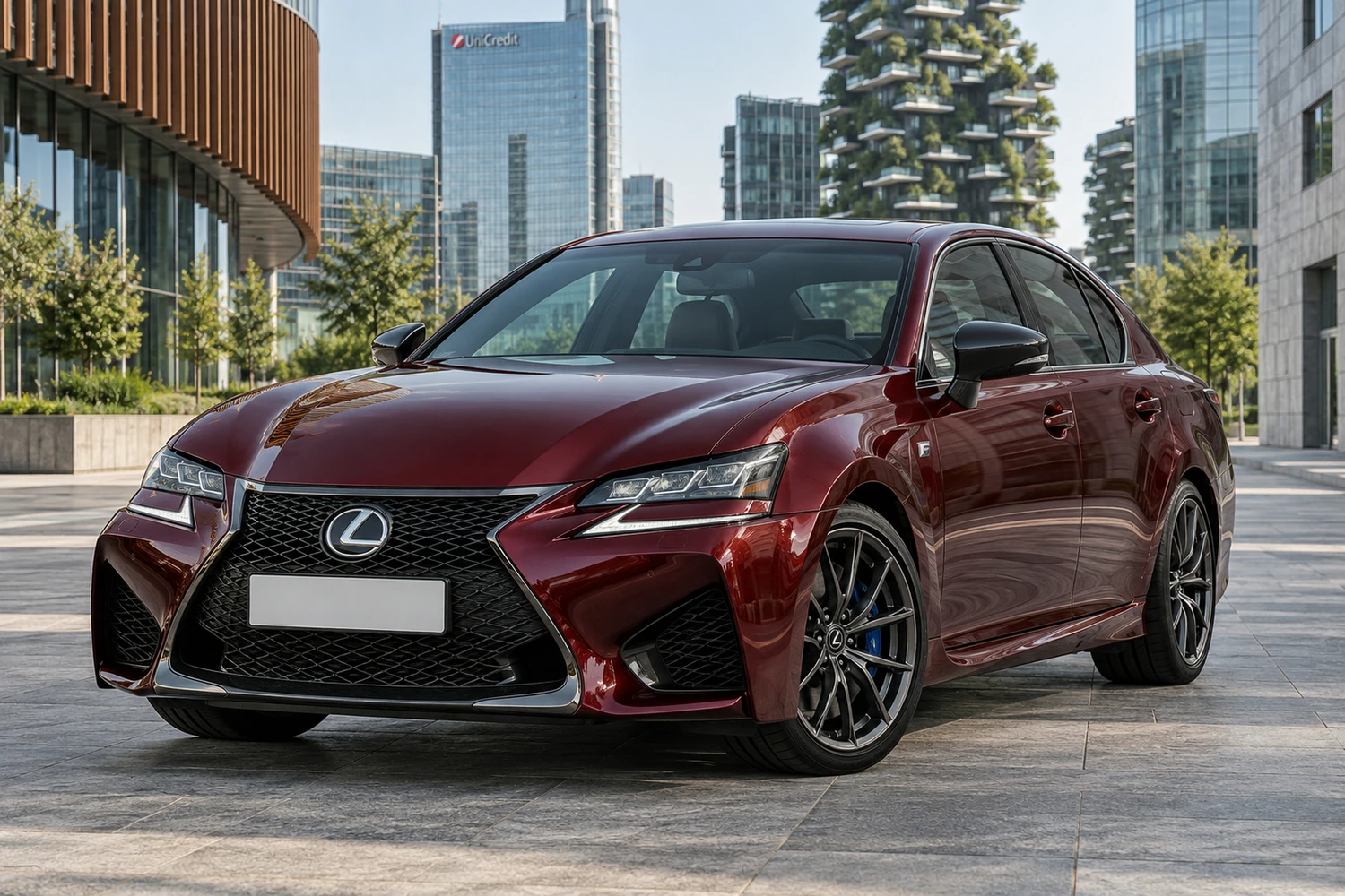 АВТО 1007278 Lexus GS F бордовый Милан