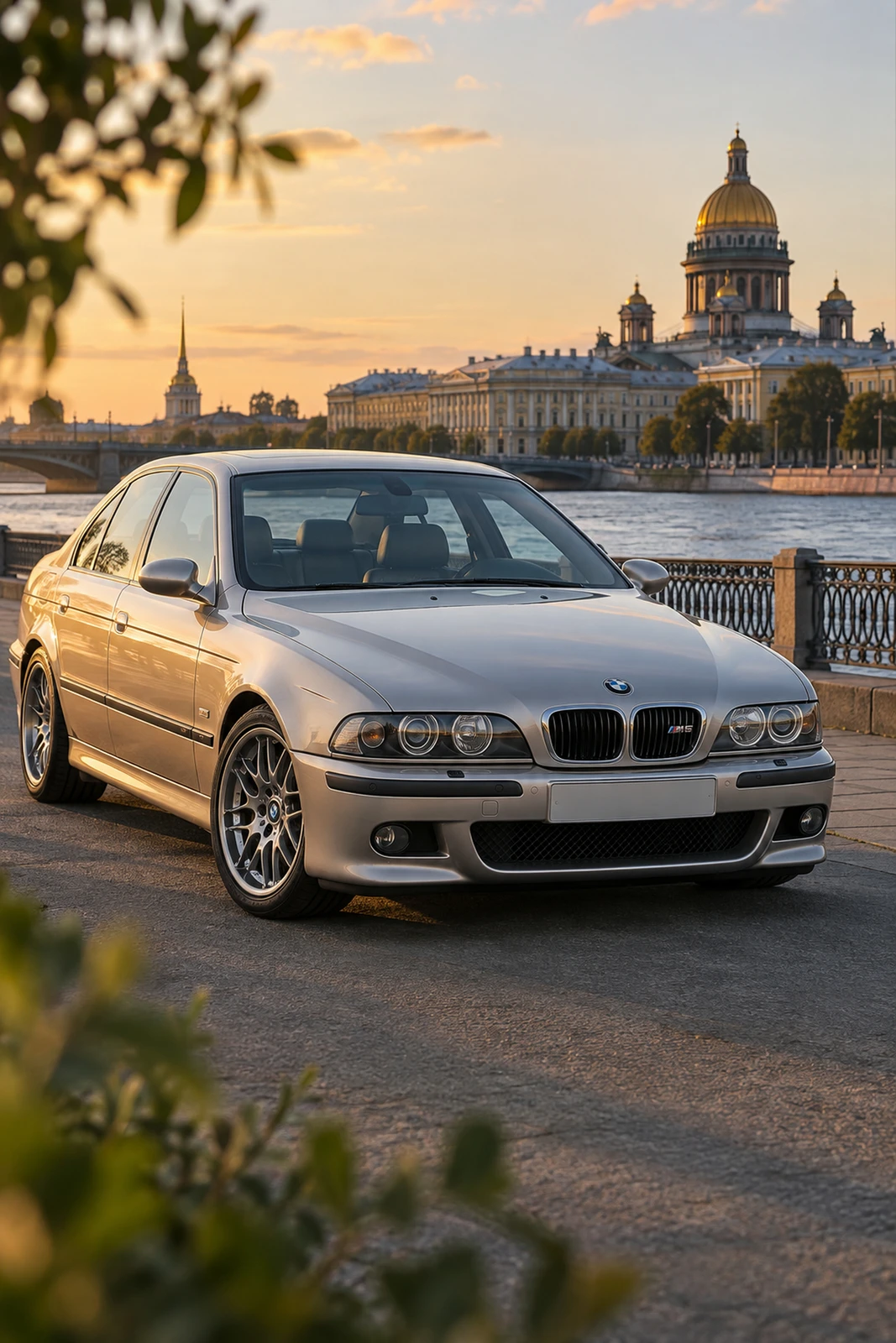 АВТО 1007997 БМВ M5 E39 шампань Петербург