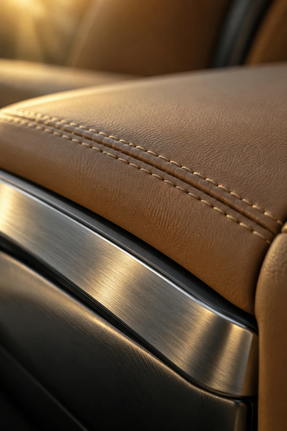 АВТО 1007239 Jaguar F Type фактура шов подлокотника