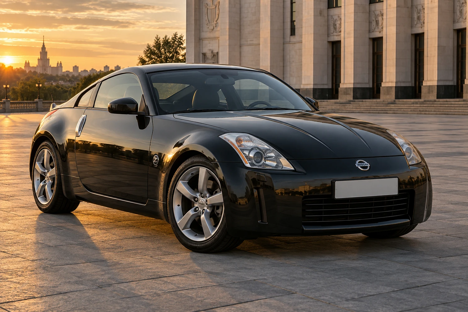 АВТО 1007320 Nissan 350Z Z33 чёрный Москва